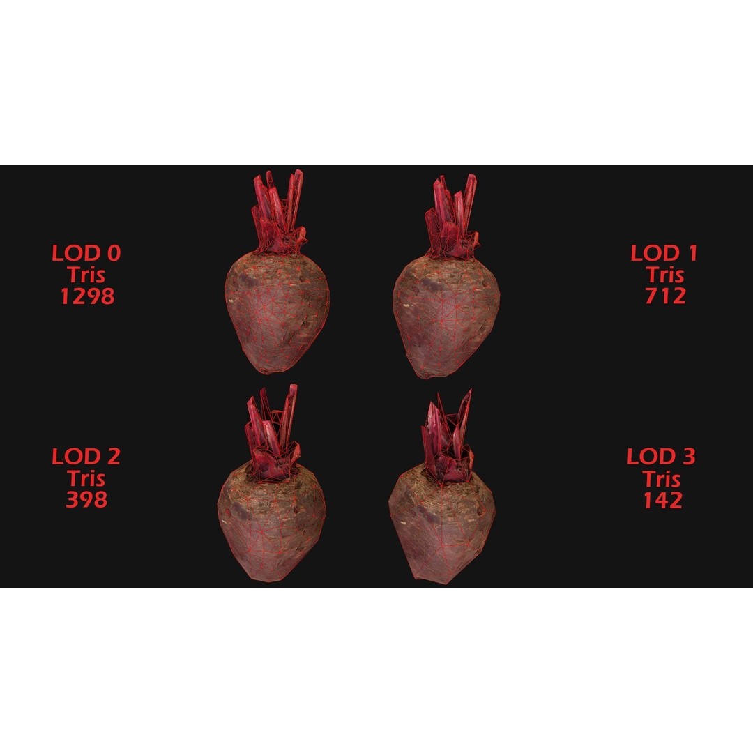 Medieval Market Vegetable Stalls Tent Pack 3D Model – Low Poly Game Ready FBX - View 17