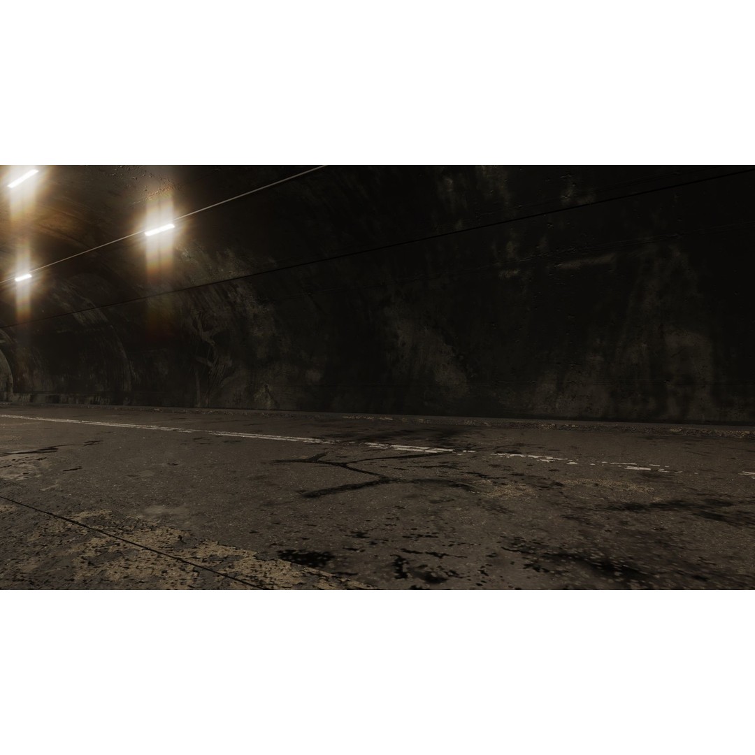 Tunnel 3D Model – Low Poly PBR Asset, FBX Format - View 5