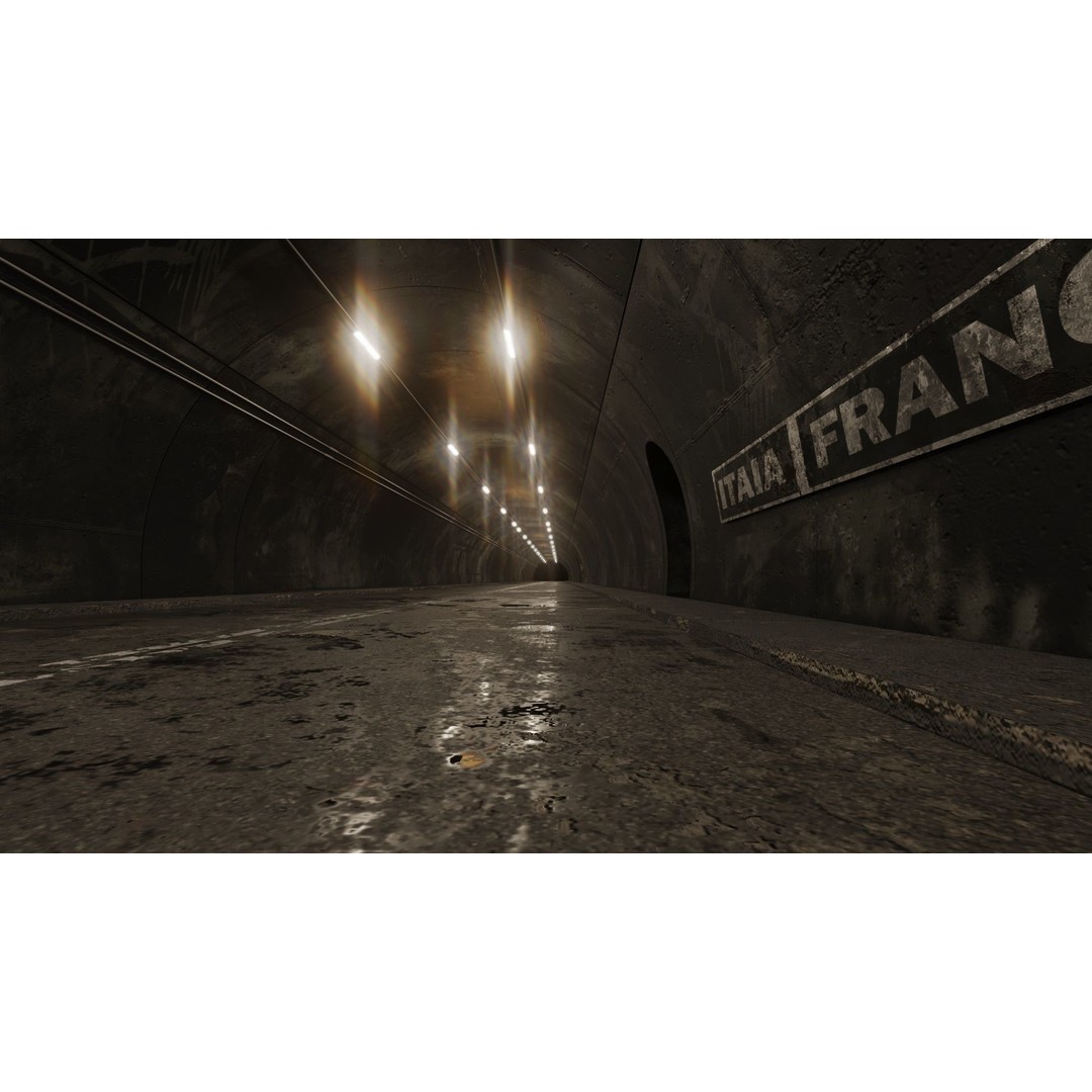 Tunnel 3D Model – Low Poly PBR Asset, FBX Format - View 8