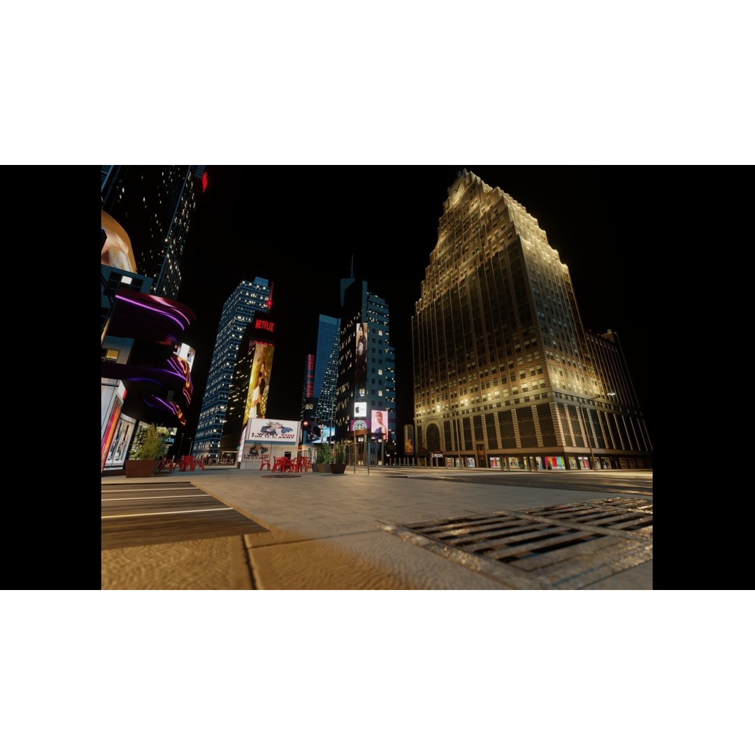 Times Square 3D Model – Detailed Urban Scene with PBR Textures - View 22