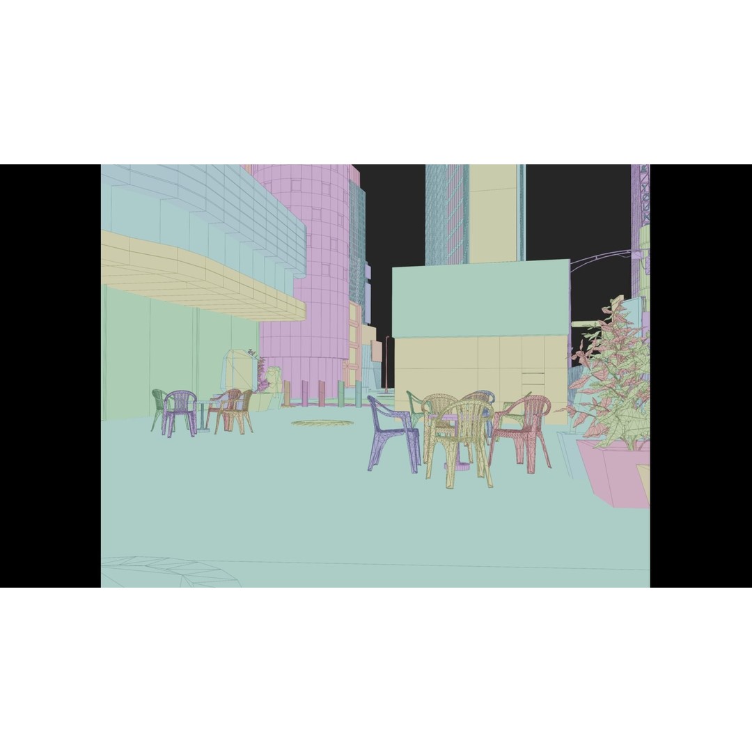 Times Square 3D Model – Detailed Urban Scene with PBR Textures - View 23