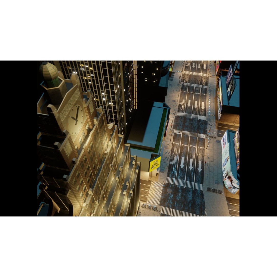 Times Square 3D Model – Detailed Urban Scene with PBR Textures - View 26