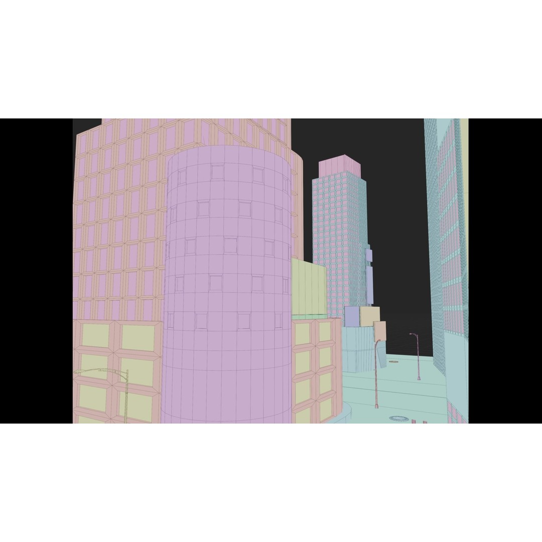 Times Square 3D Model – Detailed Urban Scene with PBR Textures - View 33