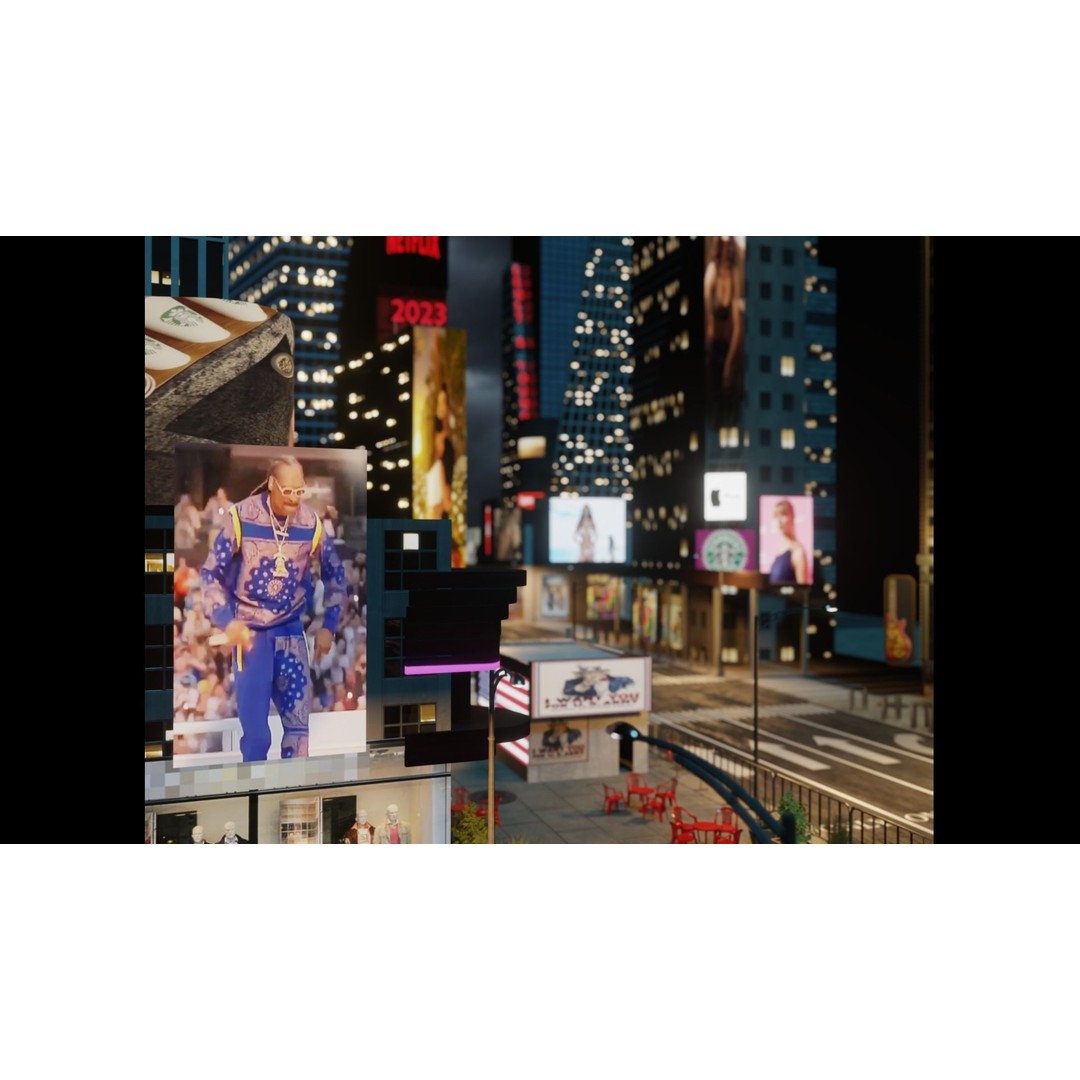 Times Square 3D Model – Detailed Urban Scene with PBR Textures - View 43