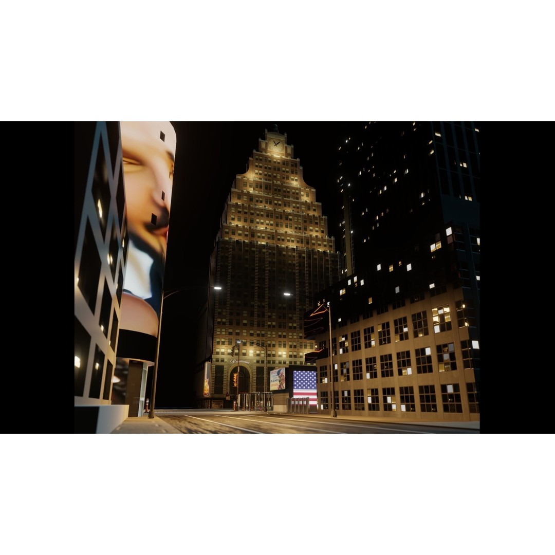 Times Square 3D Model – Detailed Urban Scene with PBR Textures - View 44