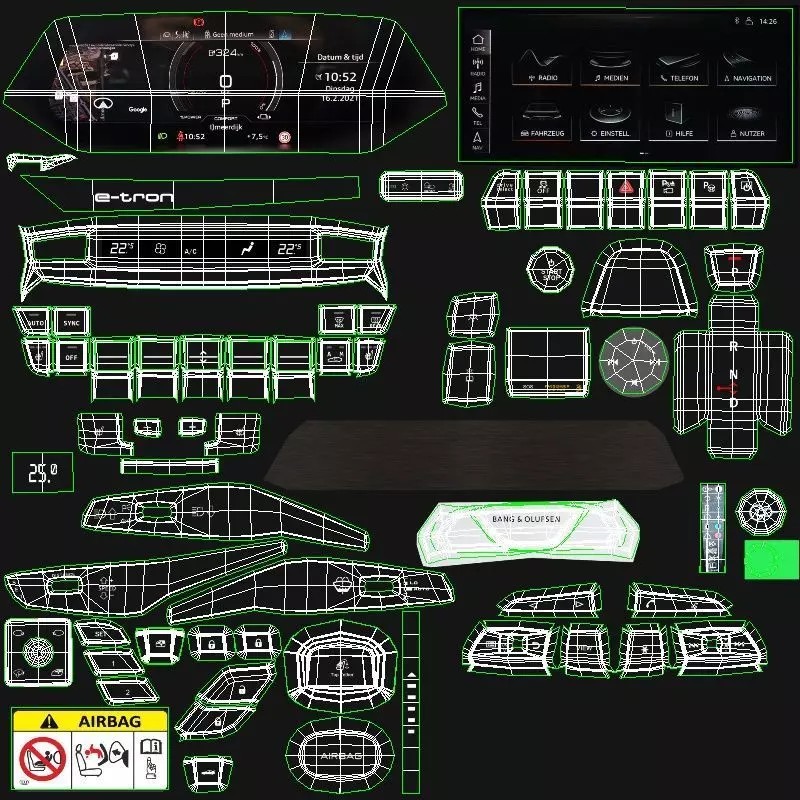 2022 Audi RS e-tron GT - Game-Ready 3D Model