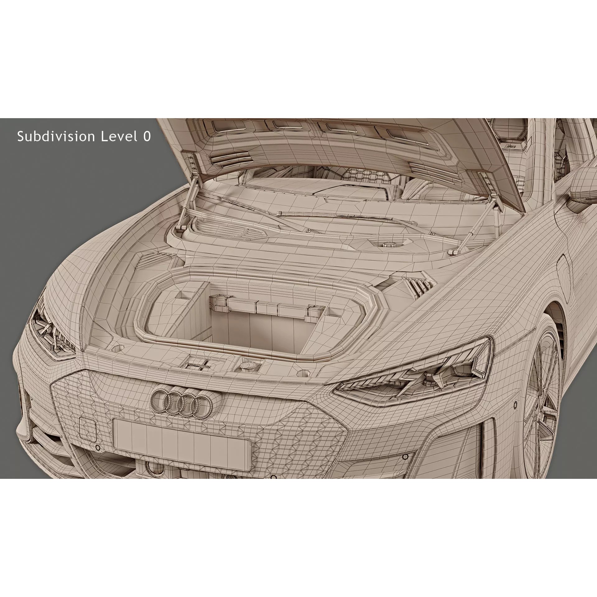 2022 Audi RS e-tron GT - Game-Ready 3D Model - View 26