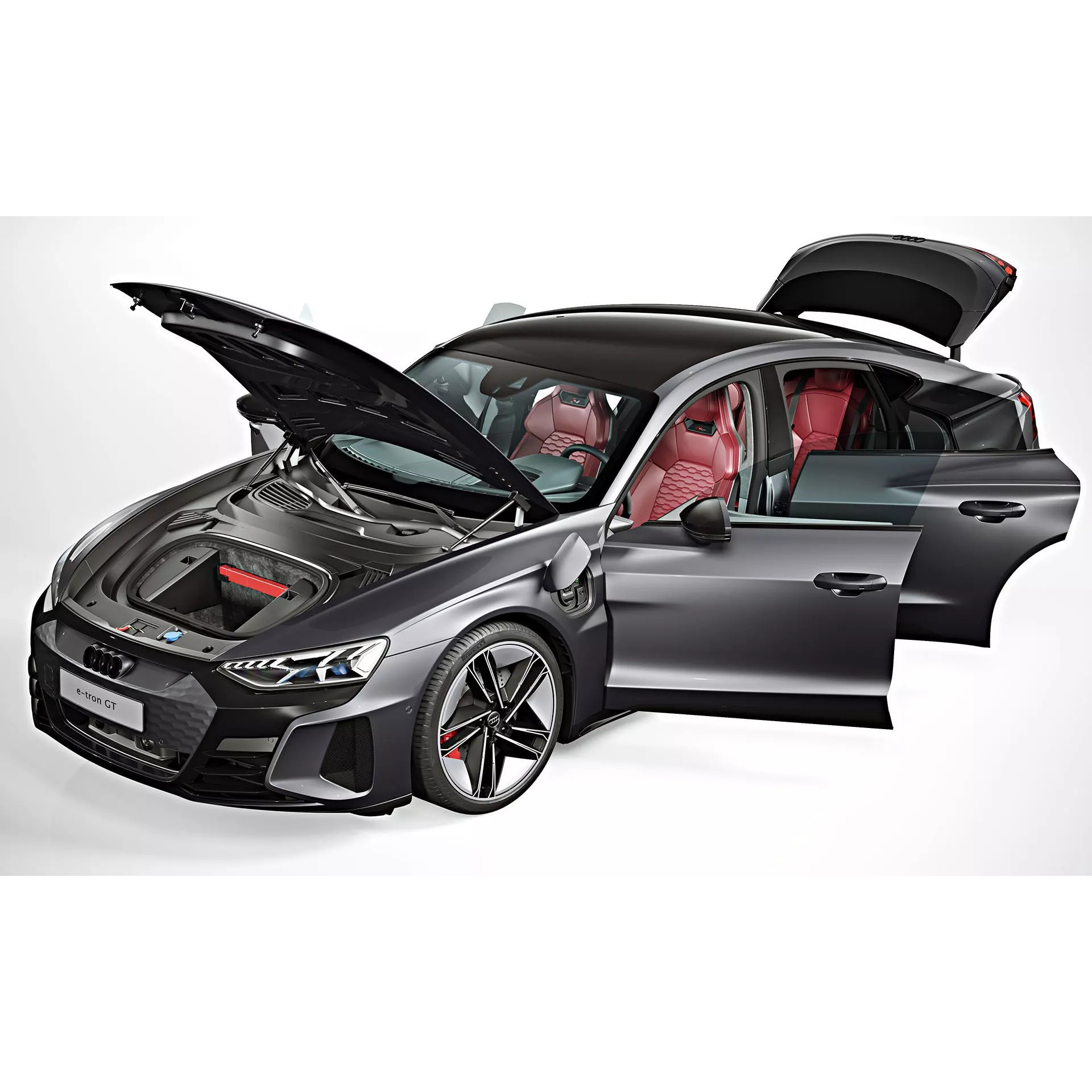 2022 Audi RS e-tron GT - Game-Ready 3D Model - View 4