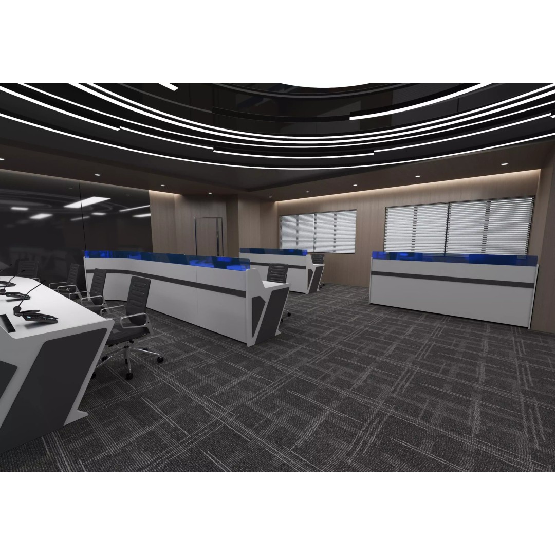 Control Room 3D Model – Low Poly Architectural Asset, FBX & OBJ - View 10