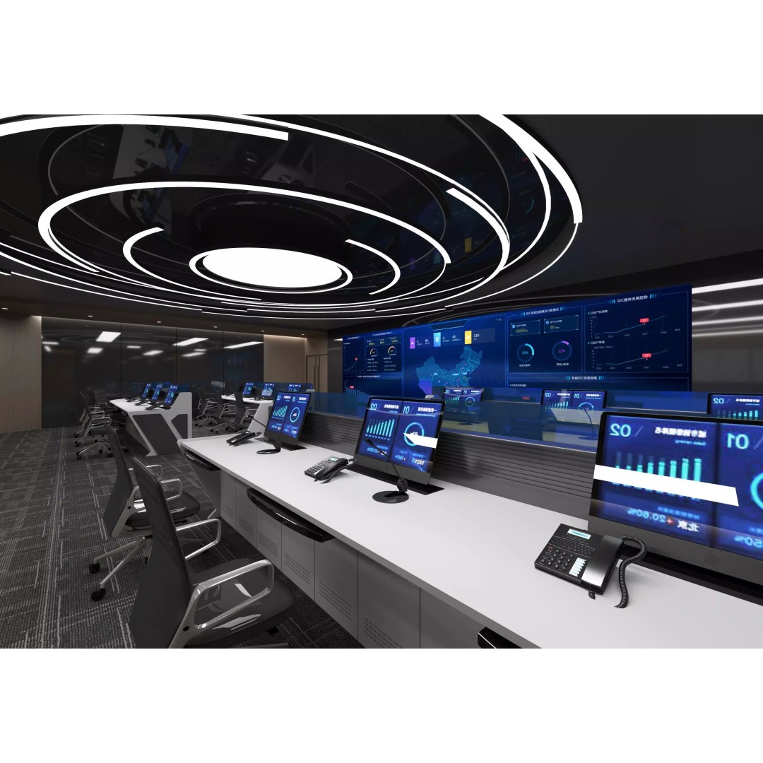 Control Room 3D Model – Low Poly Architectural Asset, FBX & OBJ - View 12