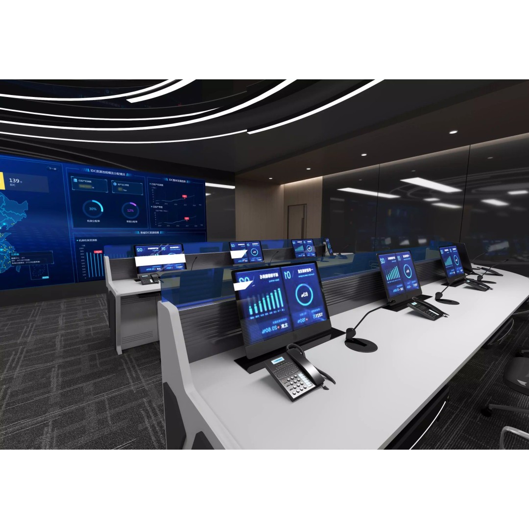 Control Room 3D Model – Low Poly Architectural Asset, FBX & OBJ - View 13