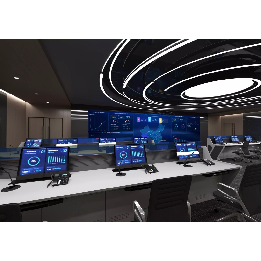 Control Room 3D Model – Low Poly Architectural Asset, FBX & OBJ - View 14