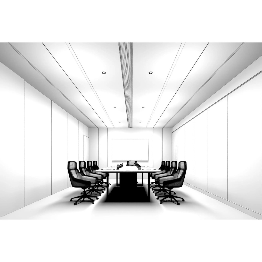Control Room 3D Model – Low Poly Architectural Asset, FBX & OBJ - View 16