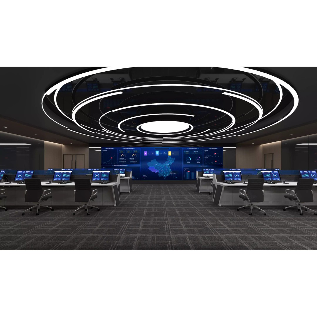 Control Room 3D Model – Low Poly Architectural Asset, FBX & OBJ - View 2