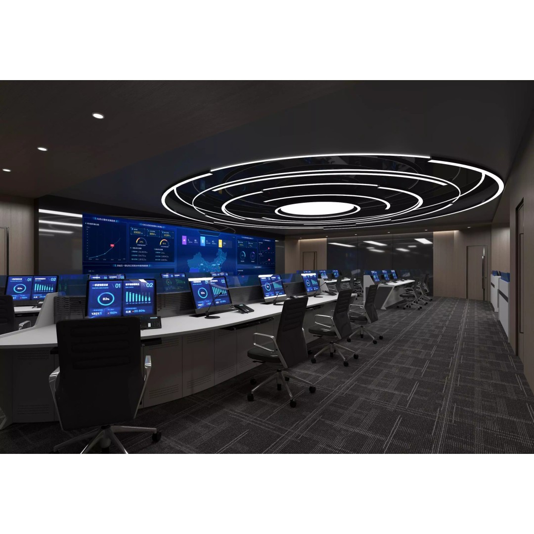 Control Room 3D Model – Low Poly Architectural Asset, FBX & OBJ - View 4