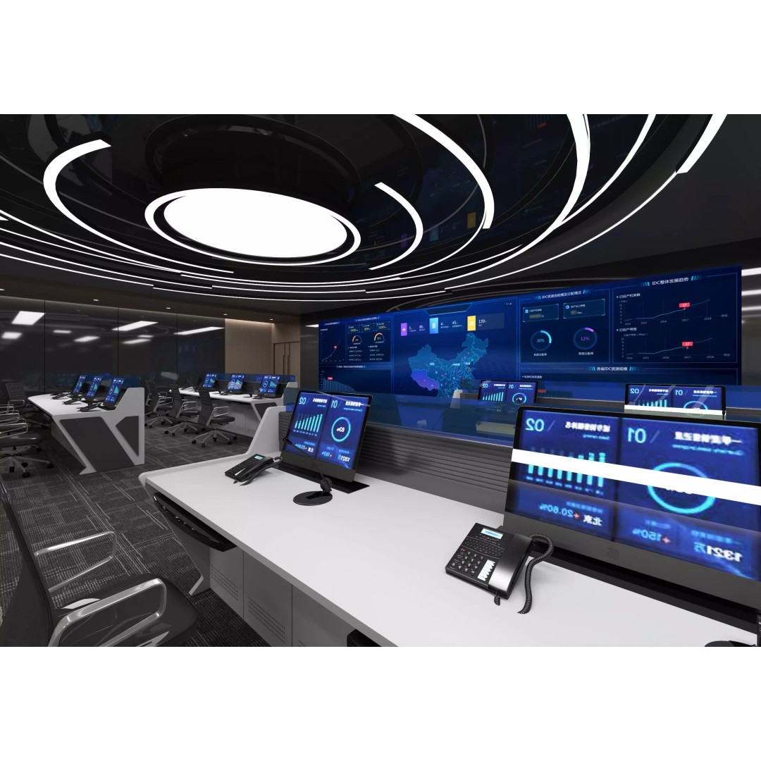 Control Room 3D Model – Low Poly Architectural Asset, FBX & OBJ - View 8