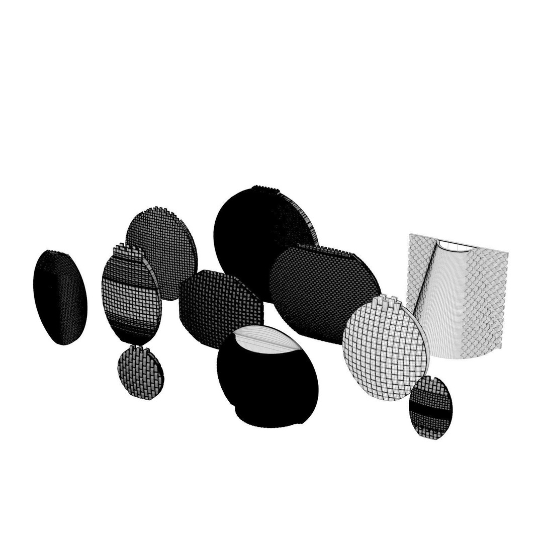 Quetzal Vases 3D Model – High Poly Decorative Container, FBX, OBJ - View 5