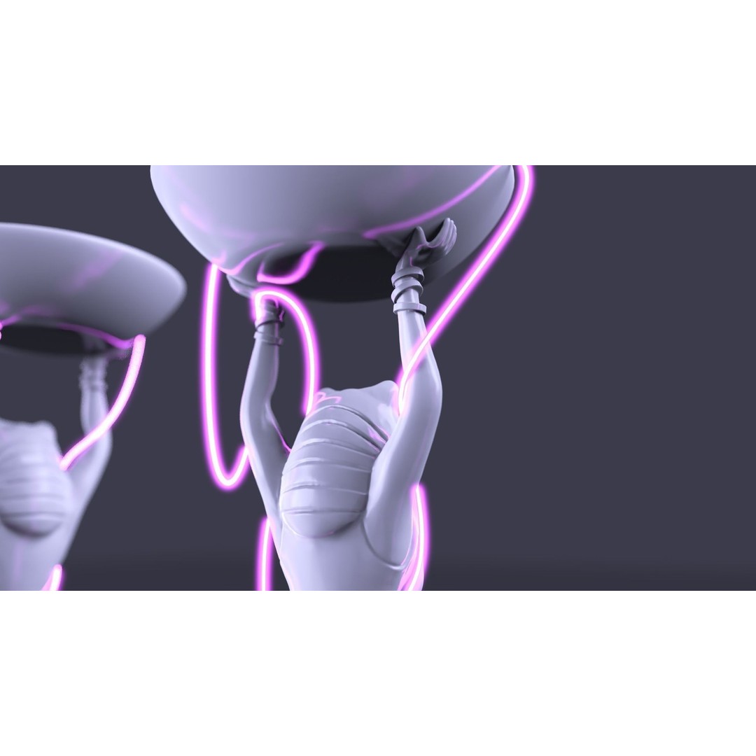 Tiger Queen Pharaoh 3D Model – Sculptural Character, FBX, Blender - View 4