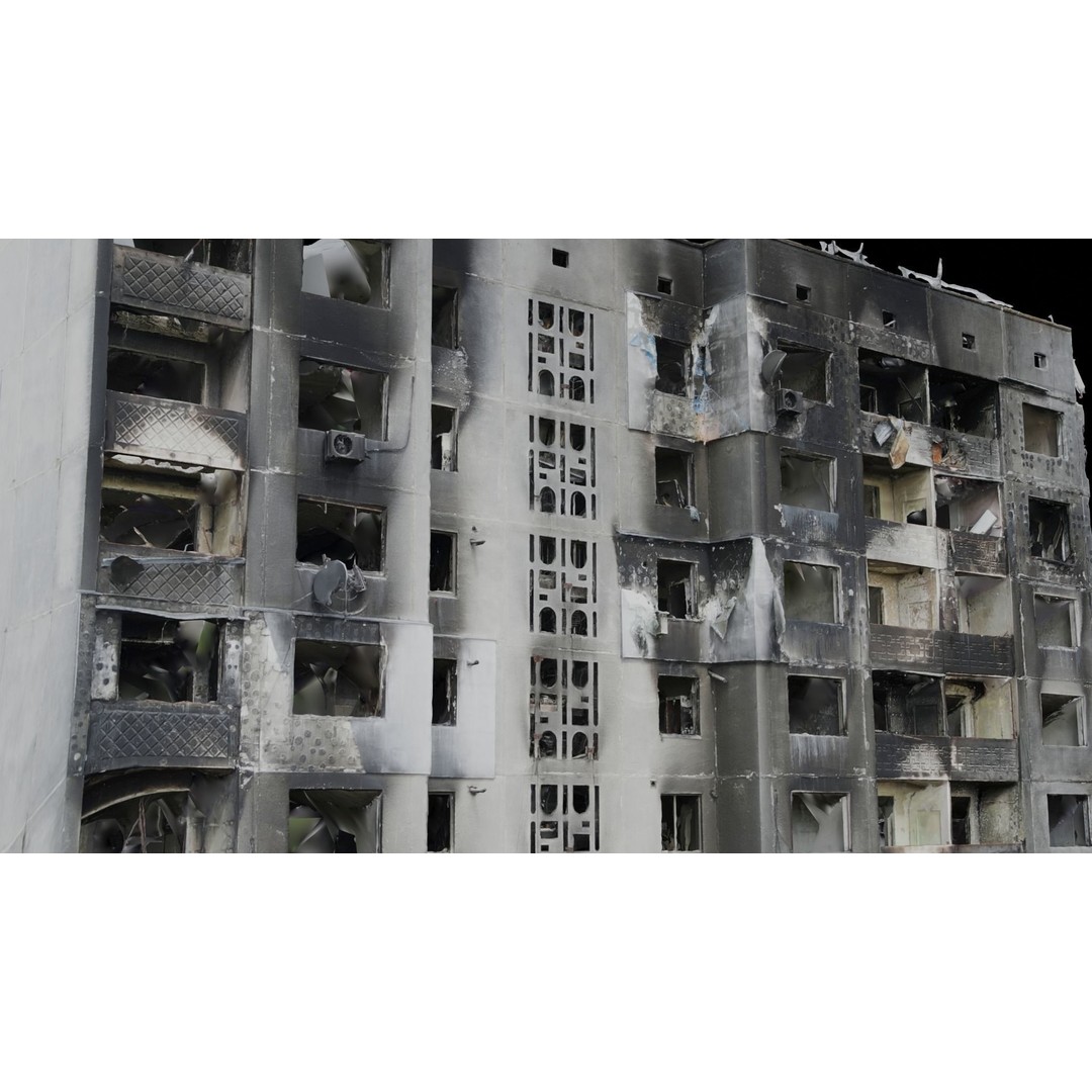 Ukrainian Buildings 3D Model – High-Quality Scans, FBX & Blender - View 17