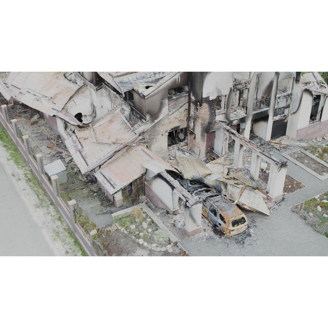 Ukrainian Buildings 3D Model – High-Quality Scans, FBX & Blender - View 4