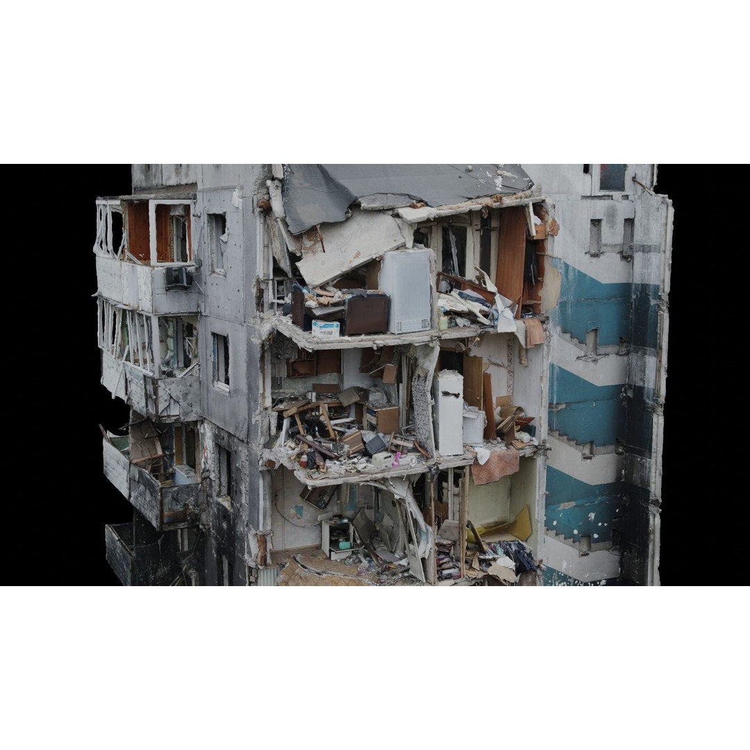 Ukrainian Buildings 3D Model – High-Quality Scans, FBX & Blender - View 5