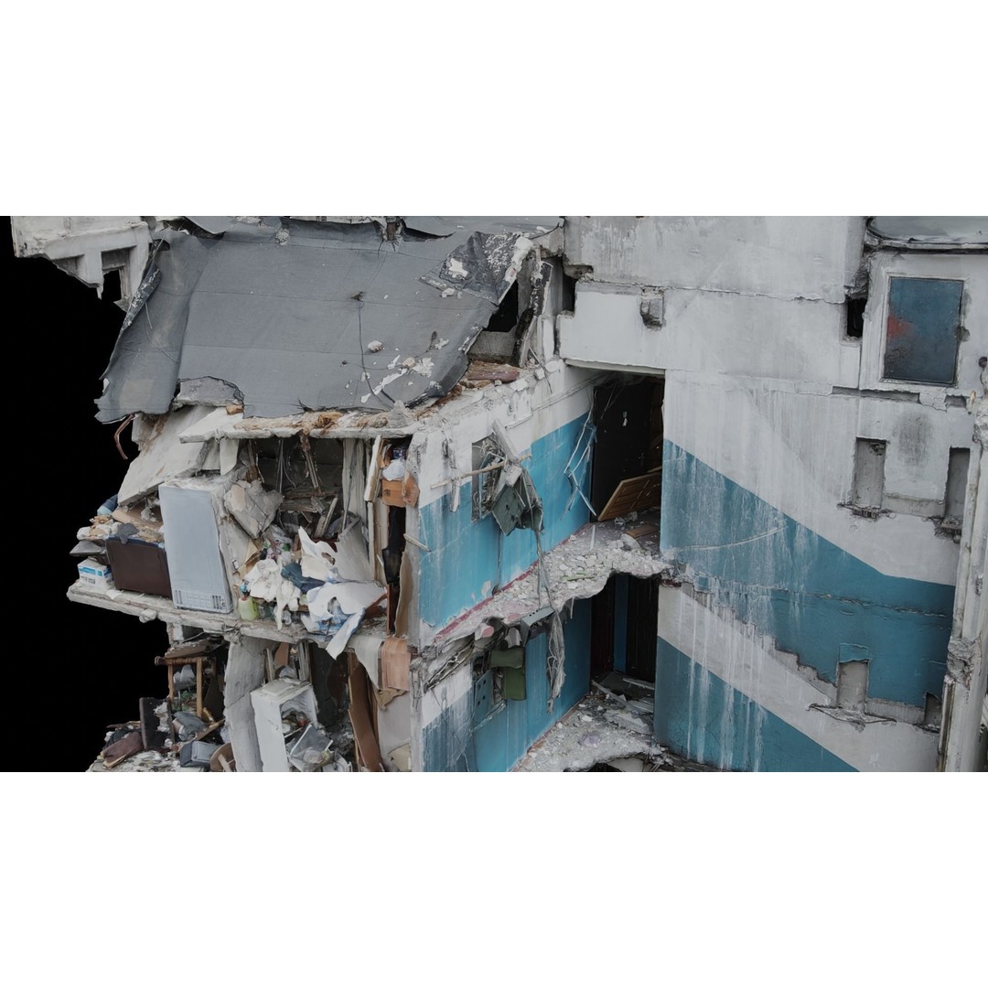 Ukrainian Buildings 3D Model – High-Quality Scans, FBX & Blender - View 8