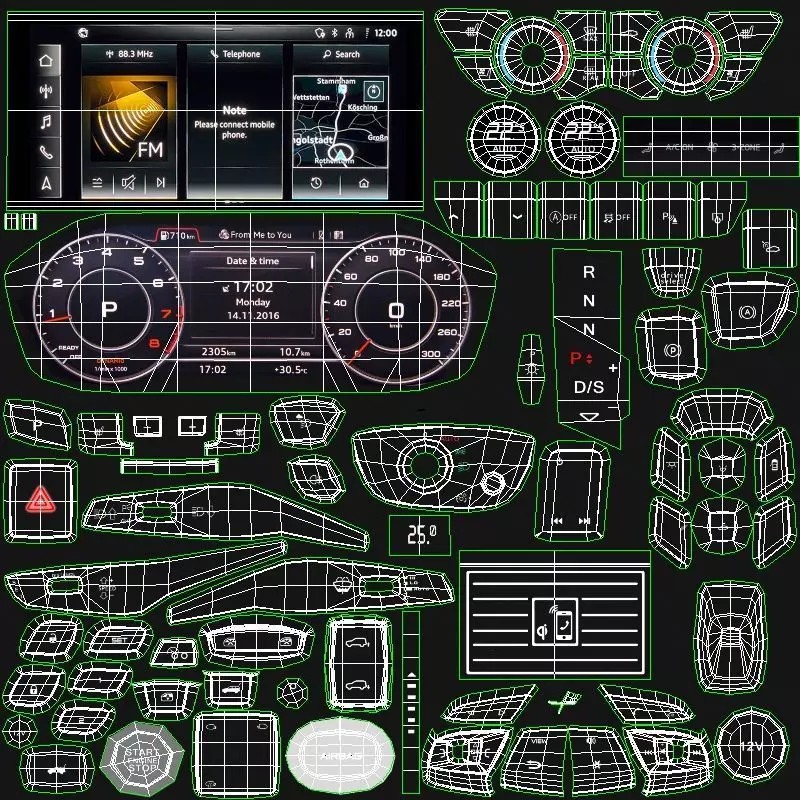 2021 Audi Q5 Sportback - Photorealistic 3D Model - View 23