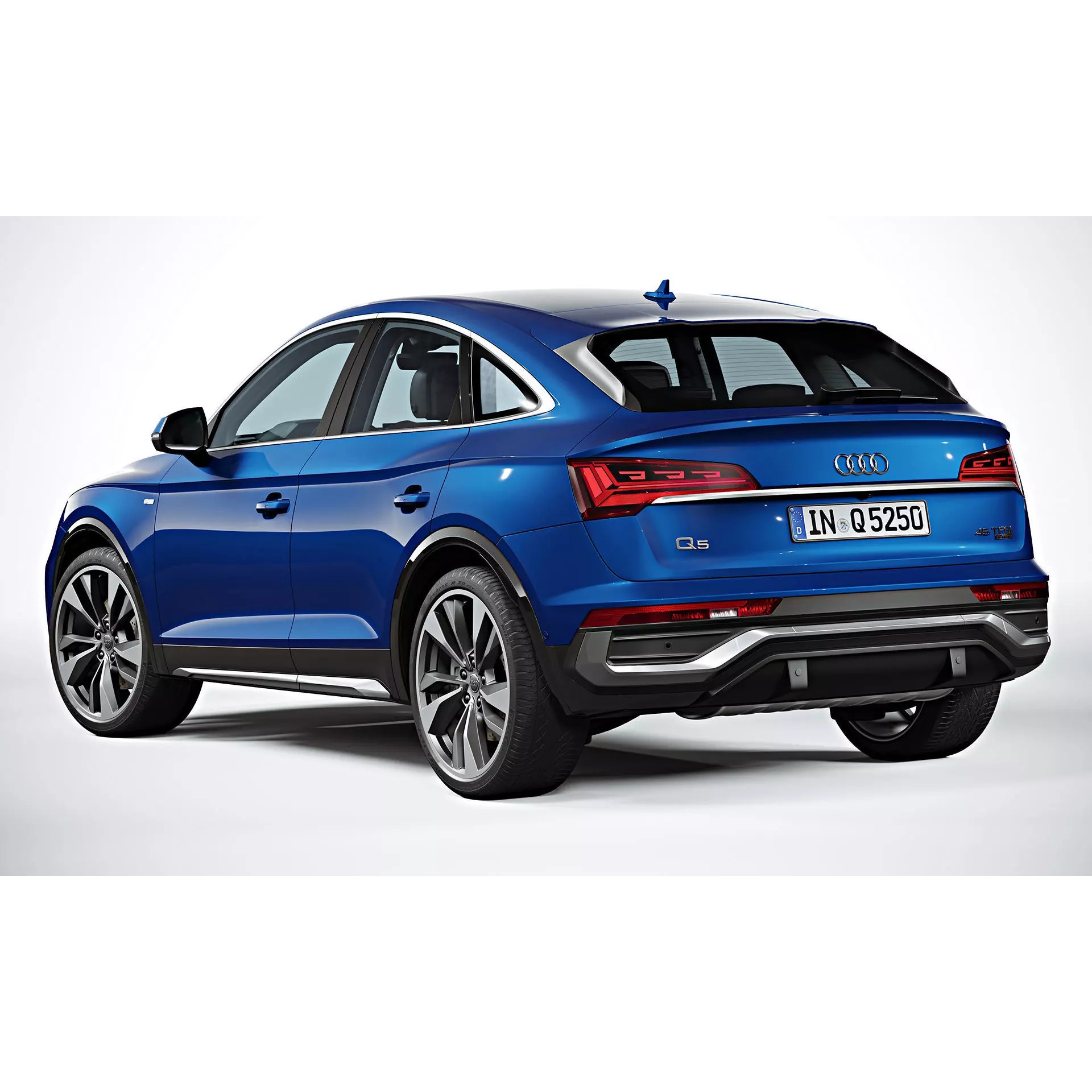 2021 Audi Q5 Sportback - Photorealistic 3D Model - View 3