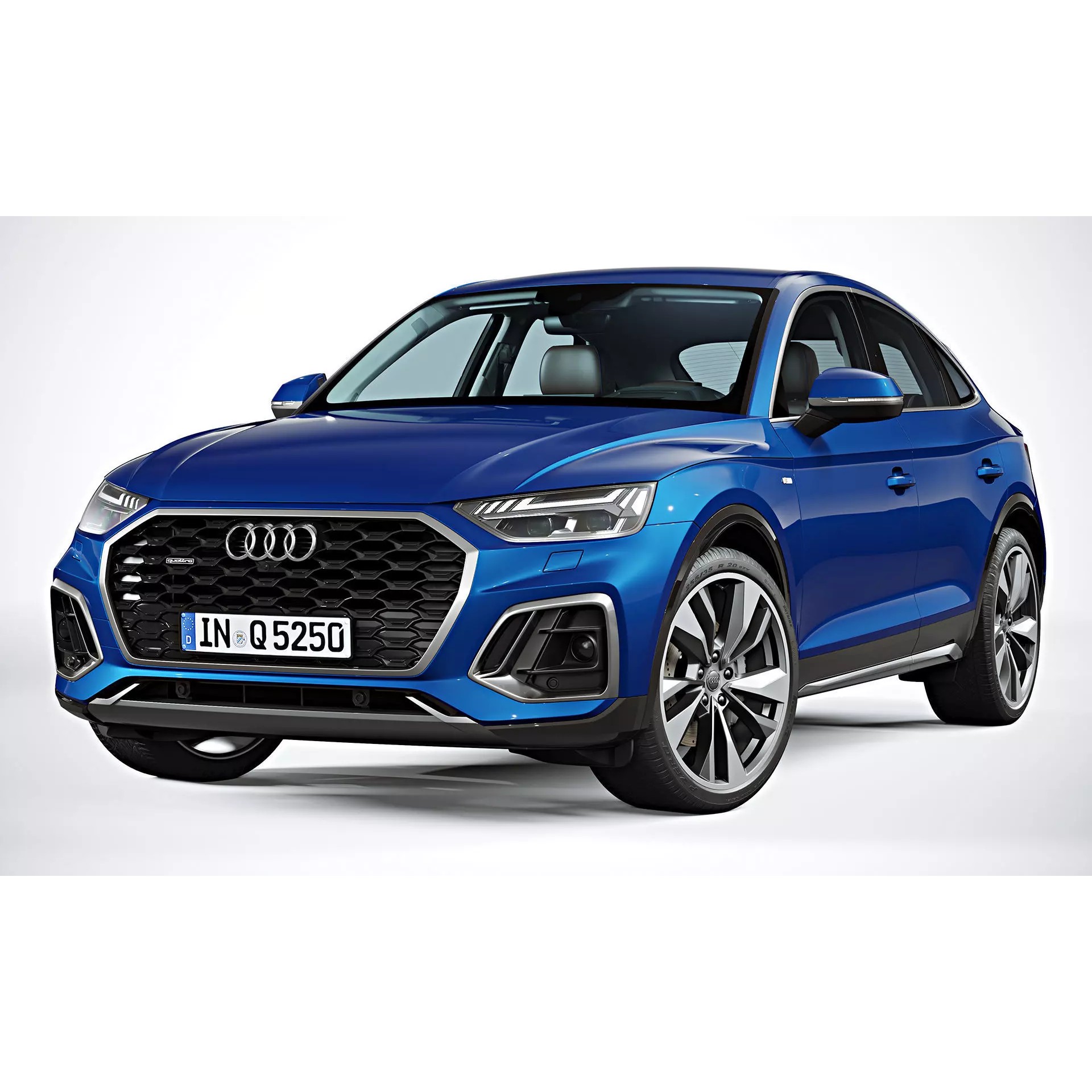 2021 Audi Q5 Sportback - Photorealistic 3D Model - View 6