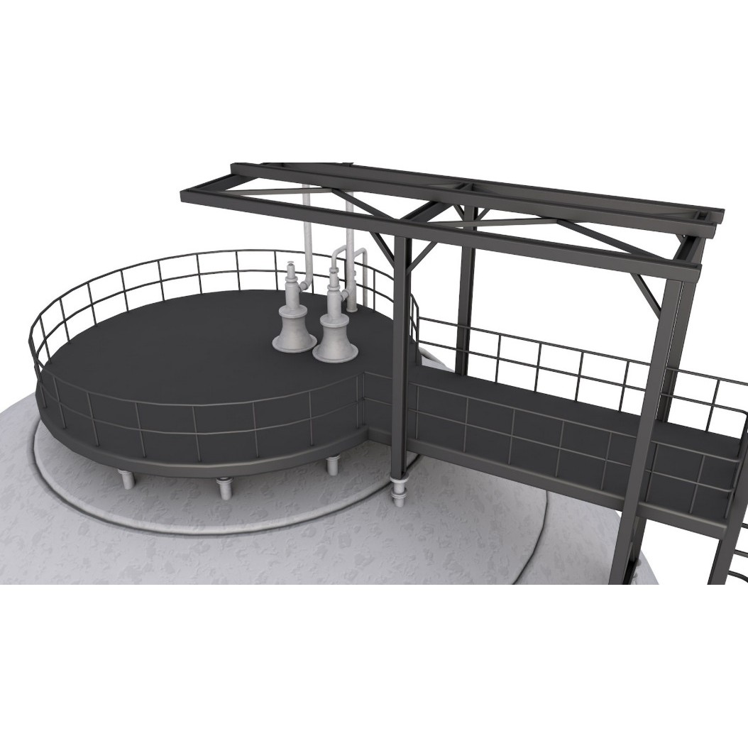 Refinery Modules 3D Model – Realistic Industrial Assets, FBX, OBJ - View 10