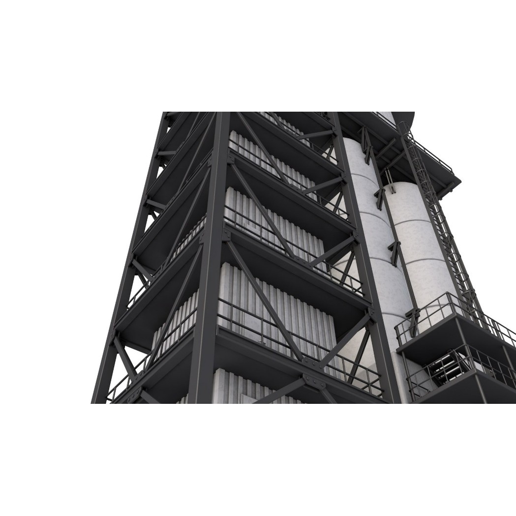 Refinery Modules 3D Model – Realistic Industrial Assets, FBX, OBJ - View 11