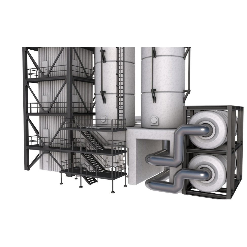 Refinery Modules 3D Model – Realistic Industrial Assets, FBX, OBJ - View 13