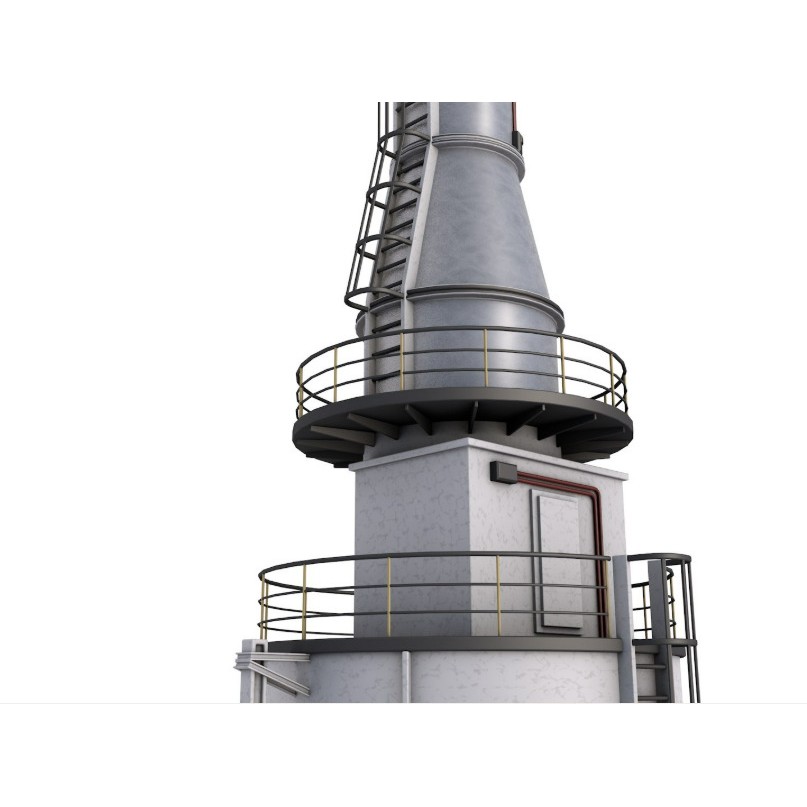 Refinery Modules 3D Model – Realistic Industrial Assets, FBX, OBJ - View 23