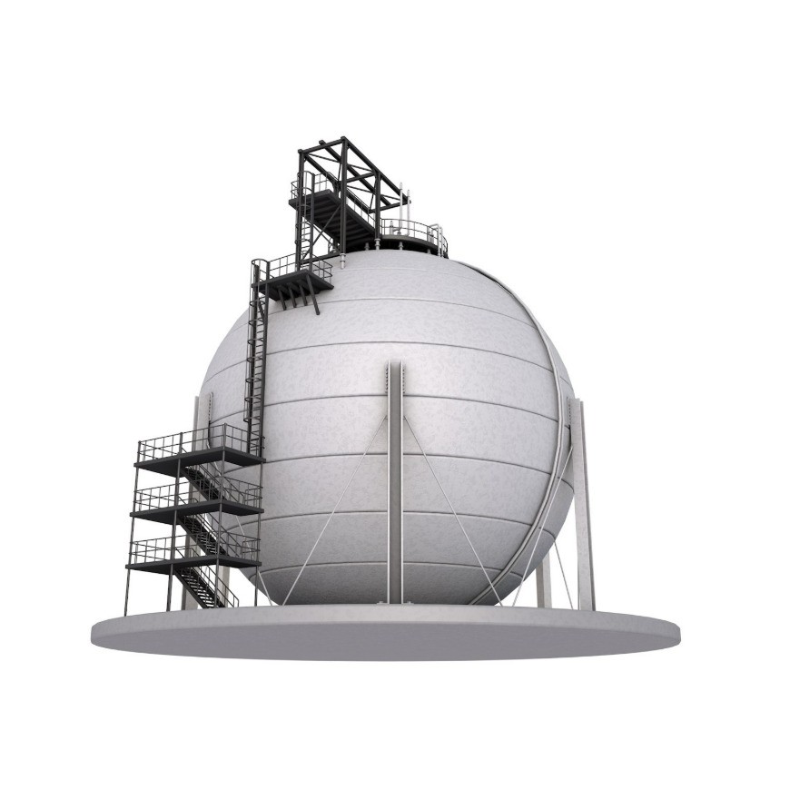 Refinery Modules 3D Model – Realistic Industrial Assets, FBX, OBJ - View 27