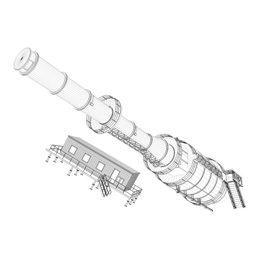 Refinery Modules 3D Model – Realistic Industrial Assets, FBX, OBJ - View 29