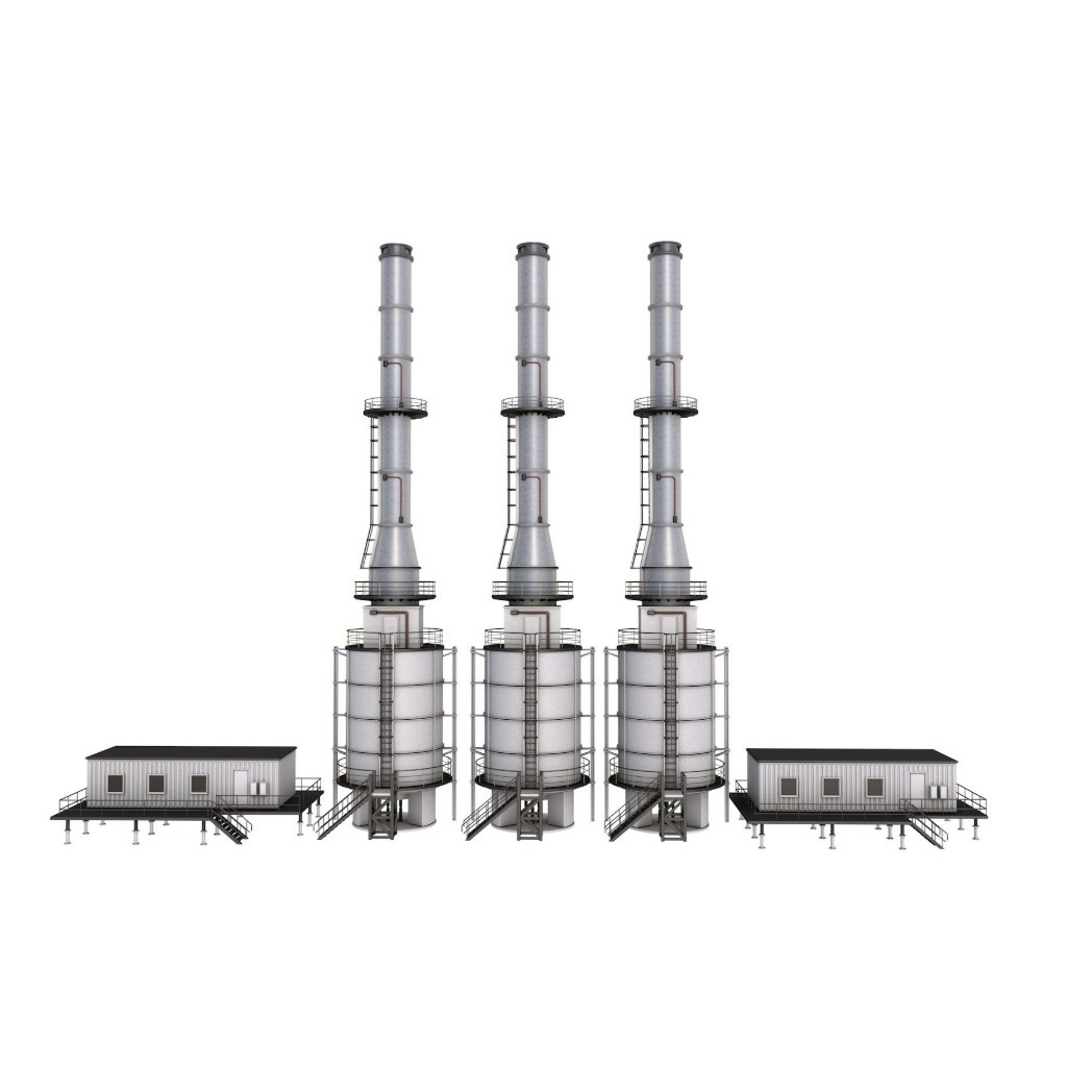 Refinery Modules 3D Model – Realistic Industrial Assets, FBX, OBJ - View 3