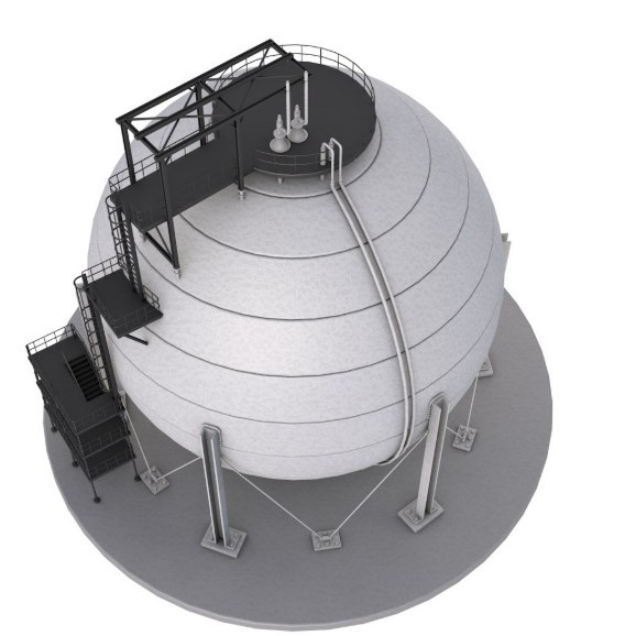 Refinery Modules 3D Model – Realistic Industrial Assets, FBX, OBJ - View 5