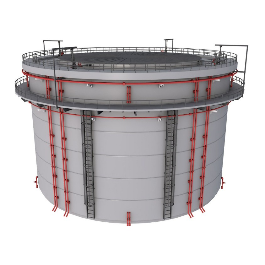 Refinery Modules 3D Model – Realistic Industrial Assets, FBX, OBJ - View 6