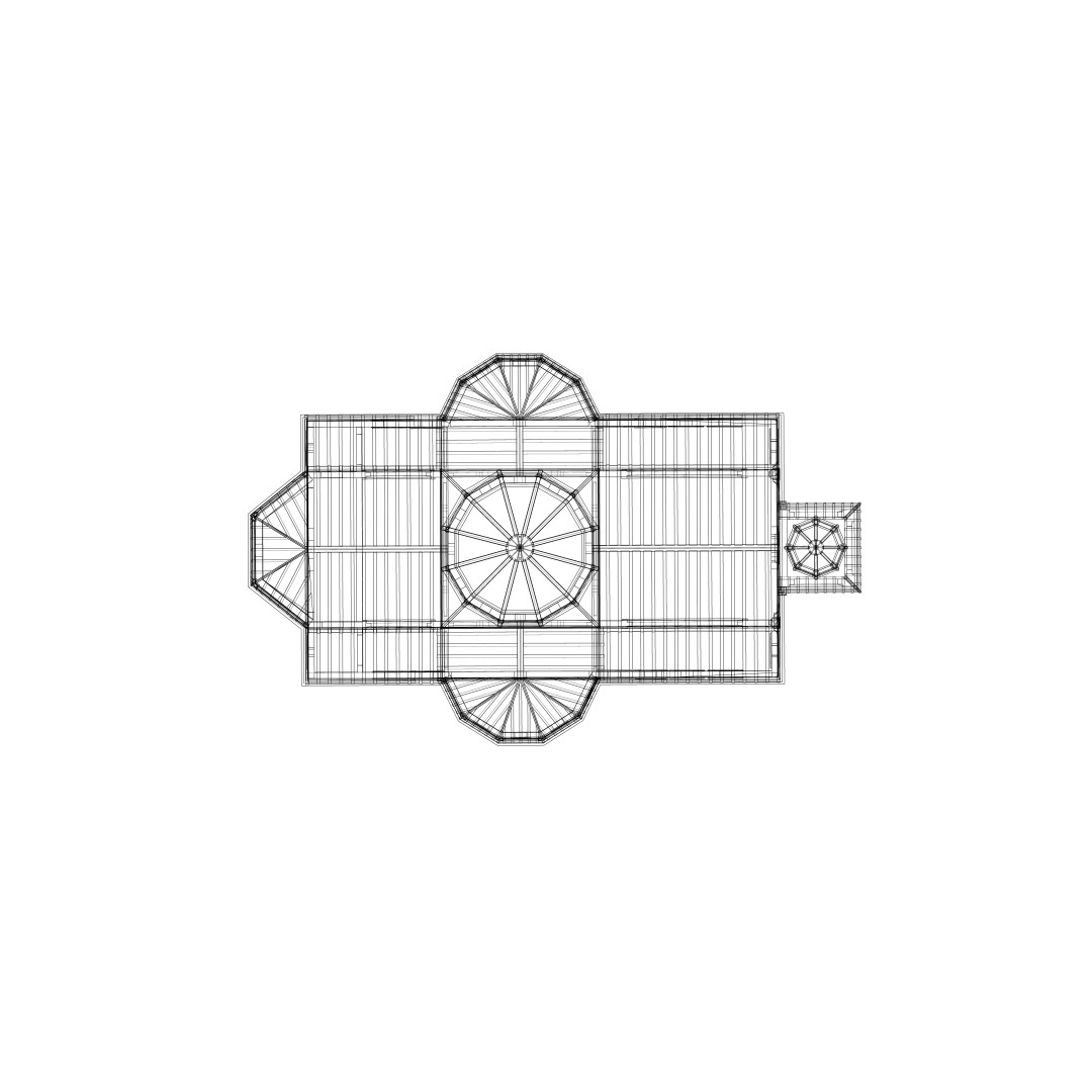 Talin Cathedral 3D Model – Historic Armenian Church, PBR Textures, FBX - View 10