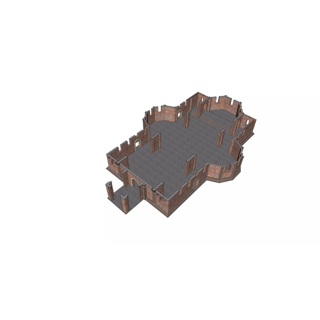 Talin Cathedral 3D Model – Historic Armenian Church, PBR Textures, FBX - View 7