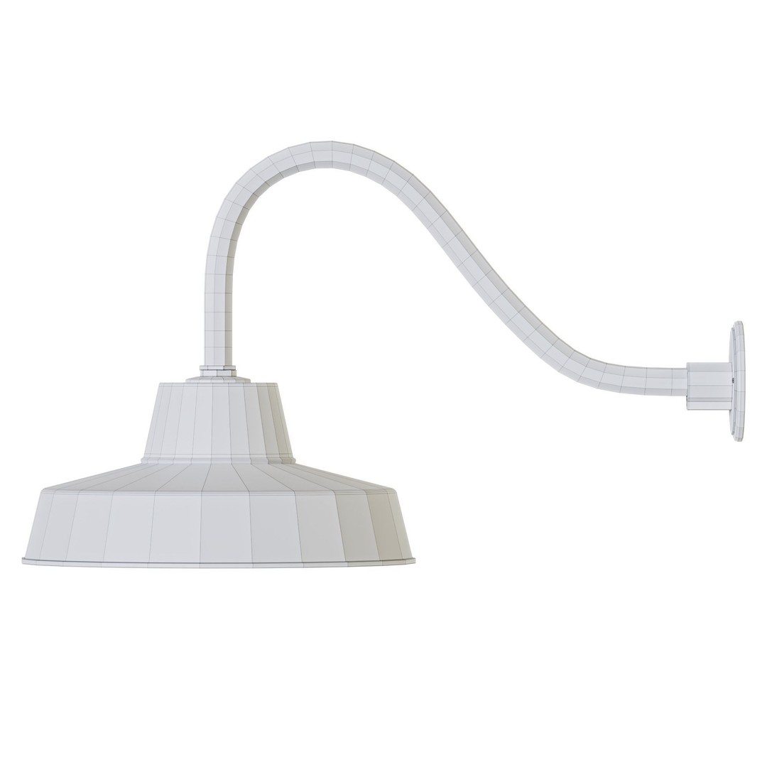 Canarm Barn Light 3D Model – Low Poly Architectural Lighting, FBX - View 24