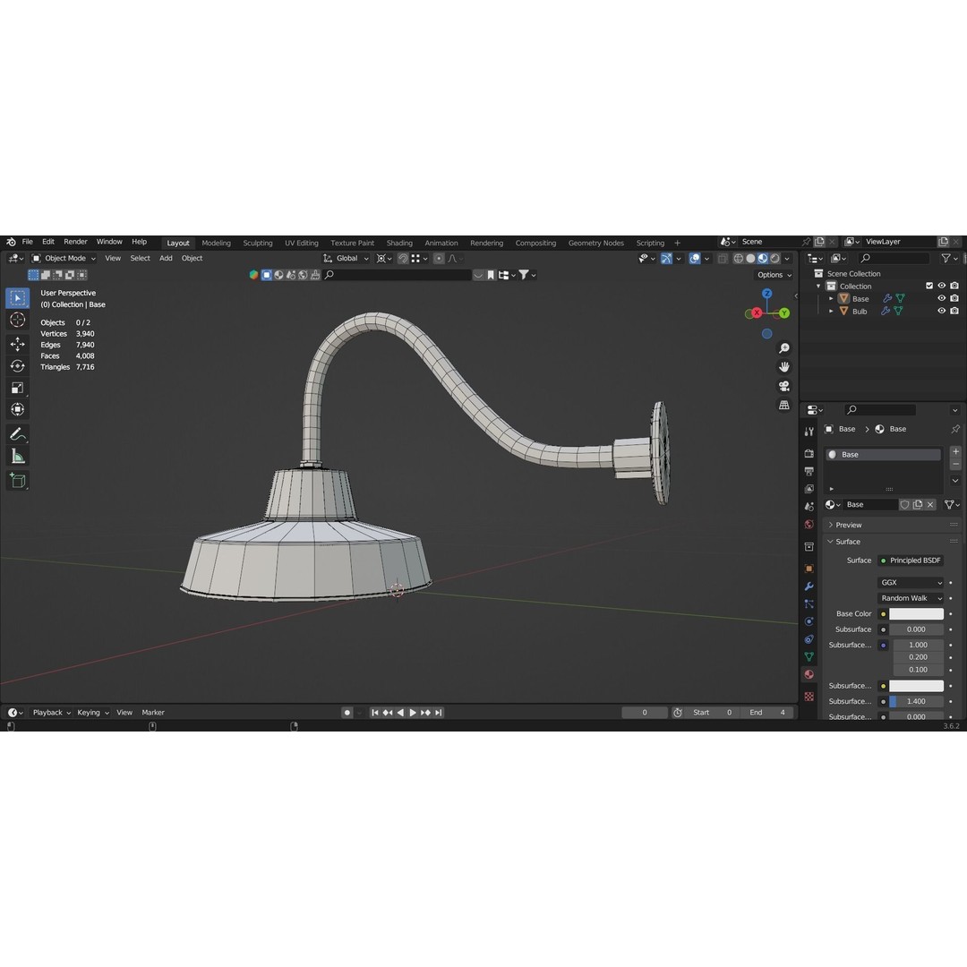 Canarm Barn Light 3D Model – Low Poly Architectural Lighting, FBX - View 26