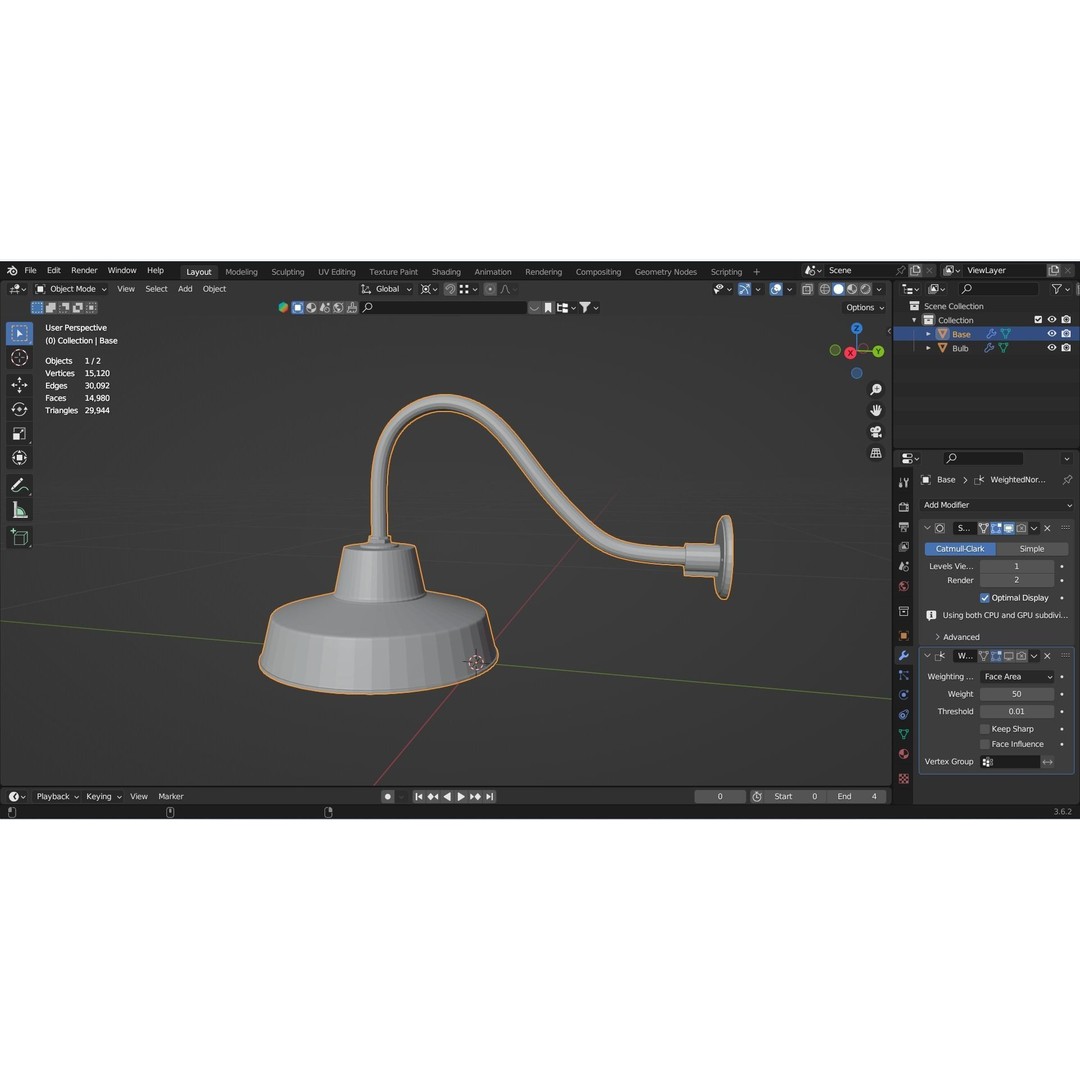 Canarm Barn Light 3D Model – Low Poly Architectural Lighting, FBX - View 28