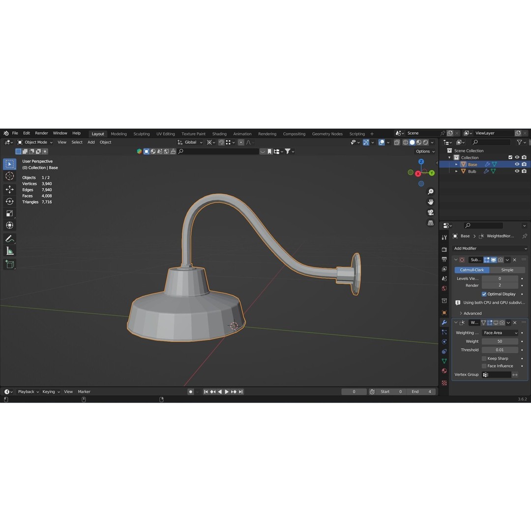 Canarm Barn Light 3D Model – Low Poly Architectural Lighting, FBX - View 29