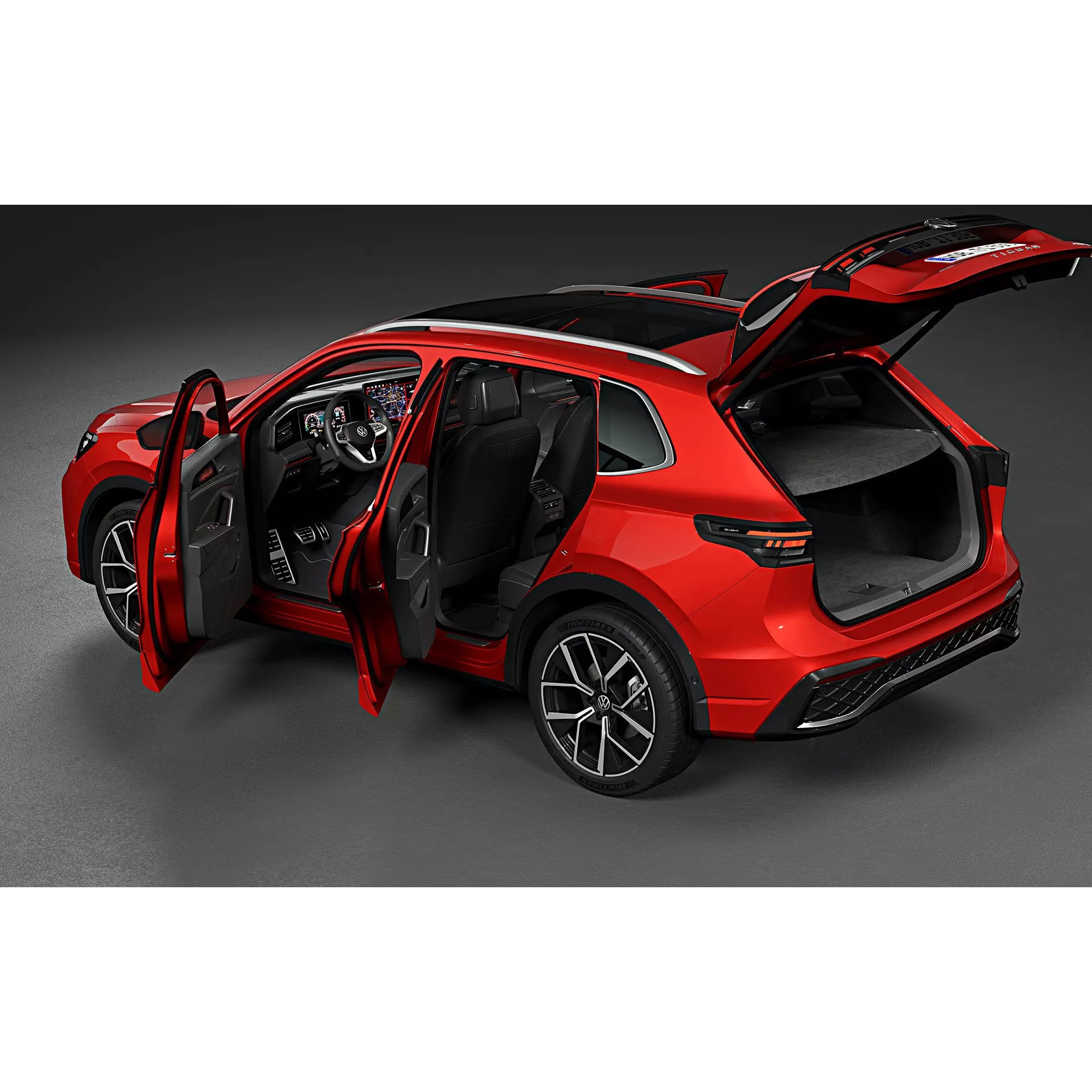 2024 Volkswagen Tiguan Hybrid - High-Quality 3D Model - View 13