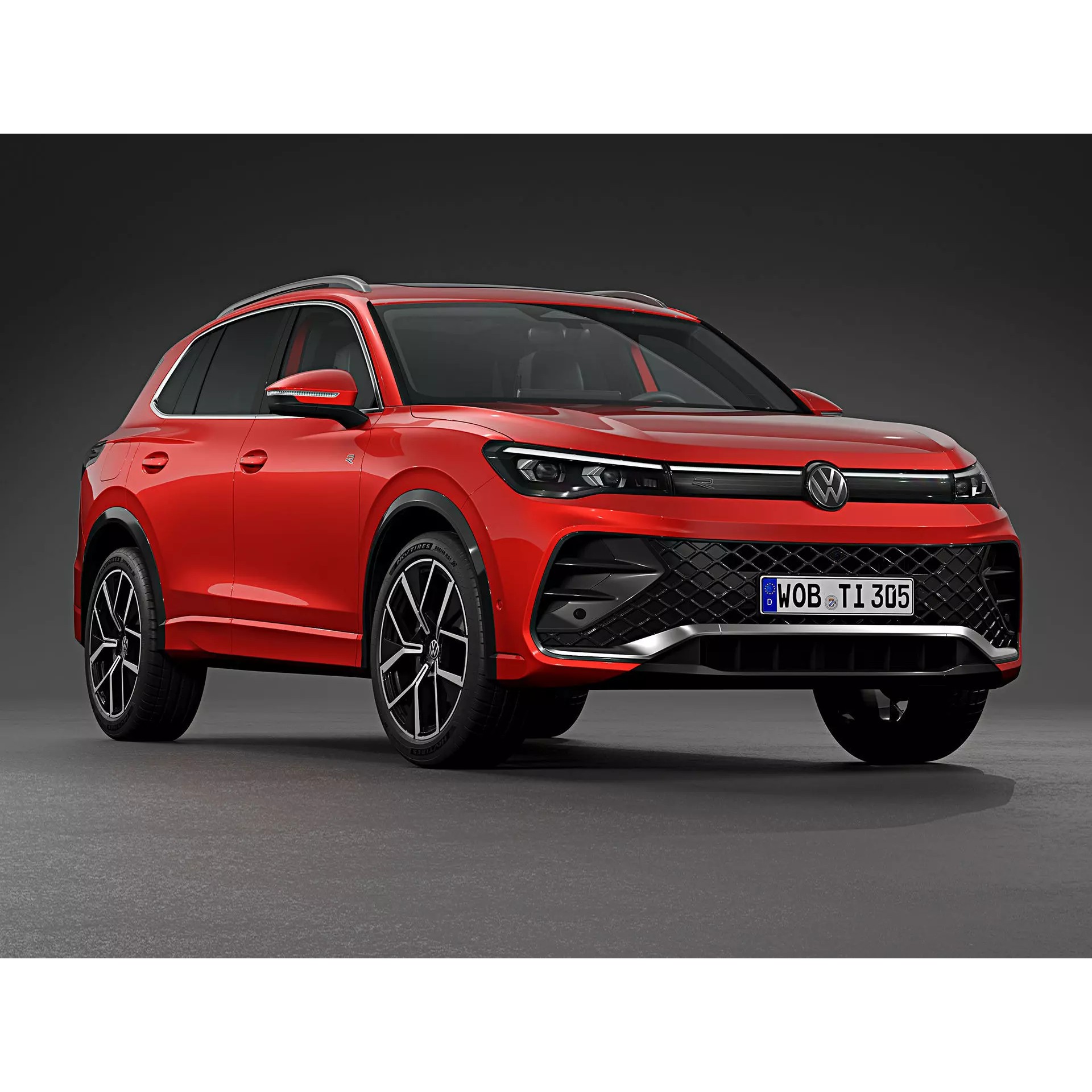 2024 Volkswagen Tiguan Hybrid - High-Quality 3D Model - View 2