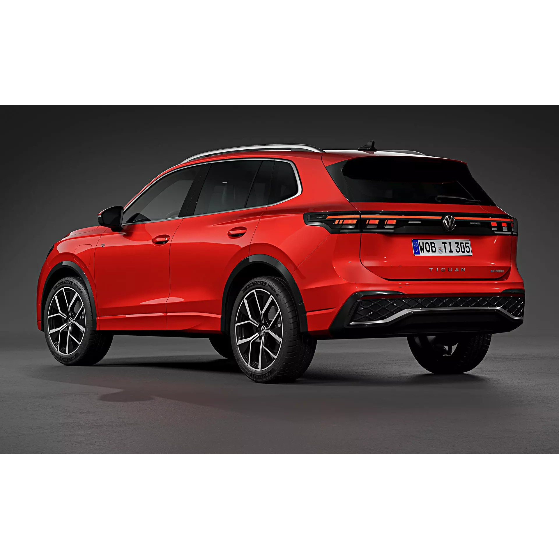 2024 Volkswagen Tiguan Hybrid - High-Quality 3D Model - View 3