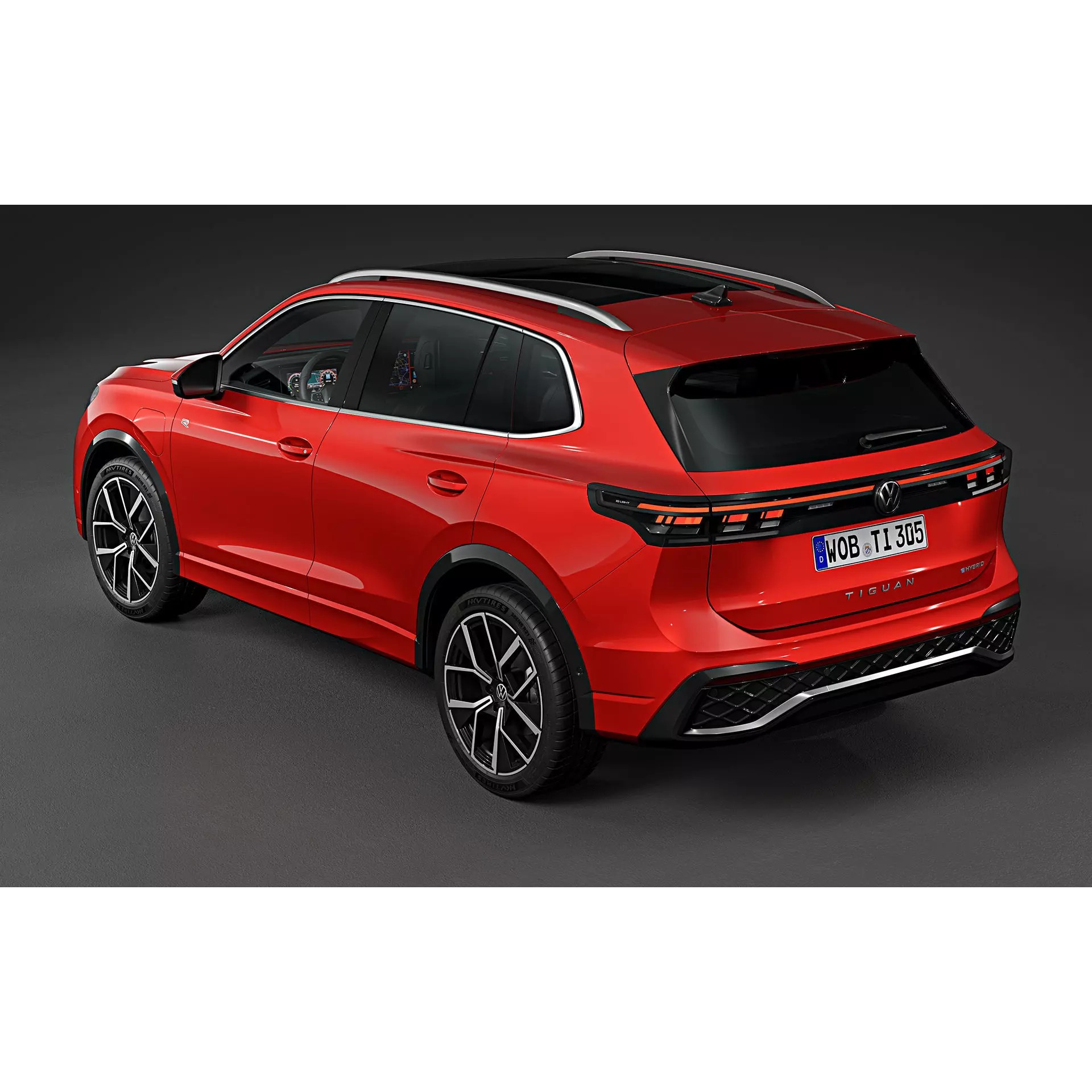 2024 Volkswagen Tiguan Hybrid - High-Quality 3D Model - View 7