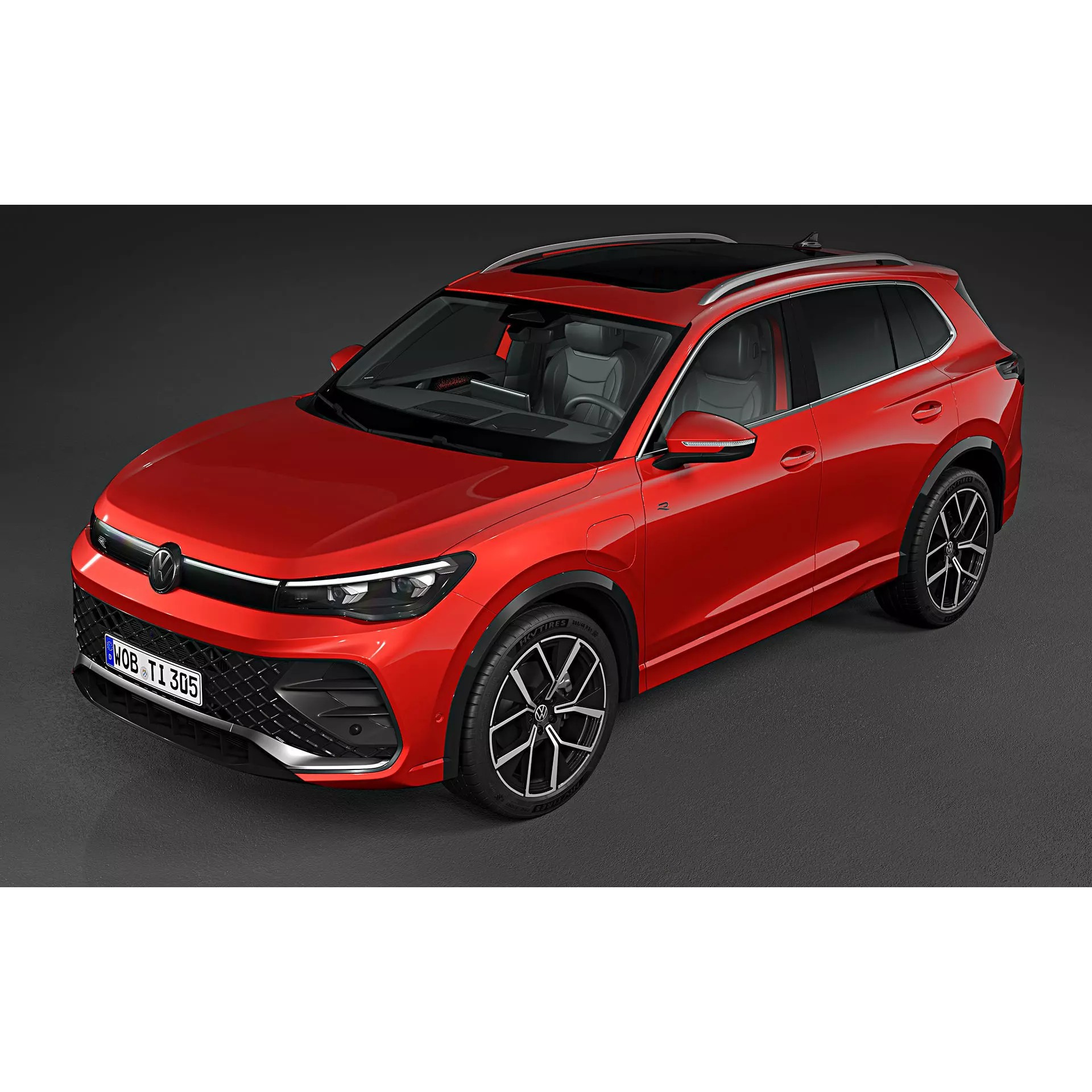 2024 Volkswagen Tiguan Hybrid - High-Quality 3D Model - View 8