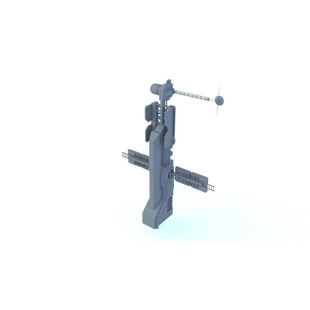 Sci-Fi Structures 3D Model – Kitbash Collection, FBX & OBJ Formats - View 22